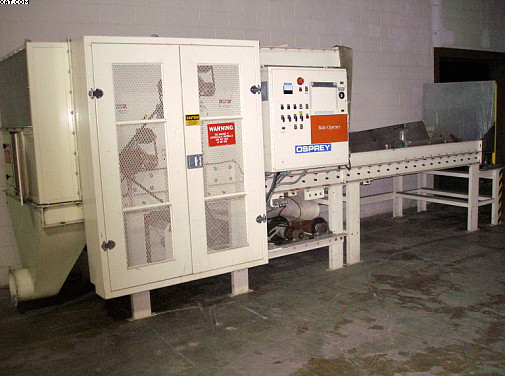 OSPREY Model BE 42x42 Bale Opener, 1996 yr, 6 beaters,